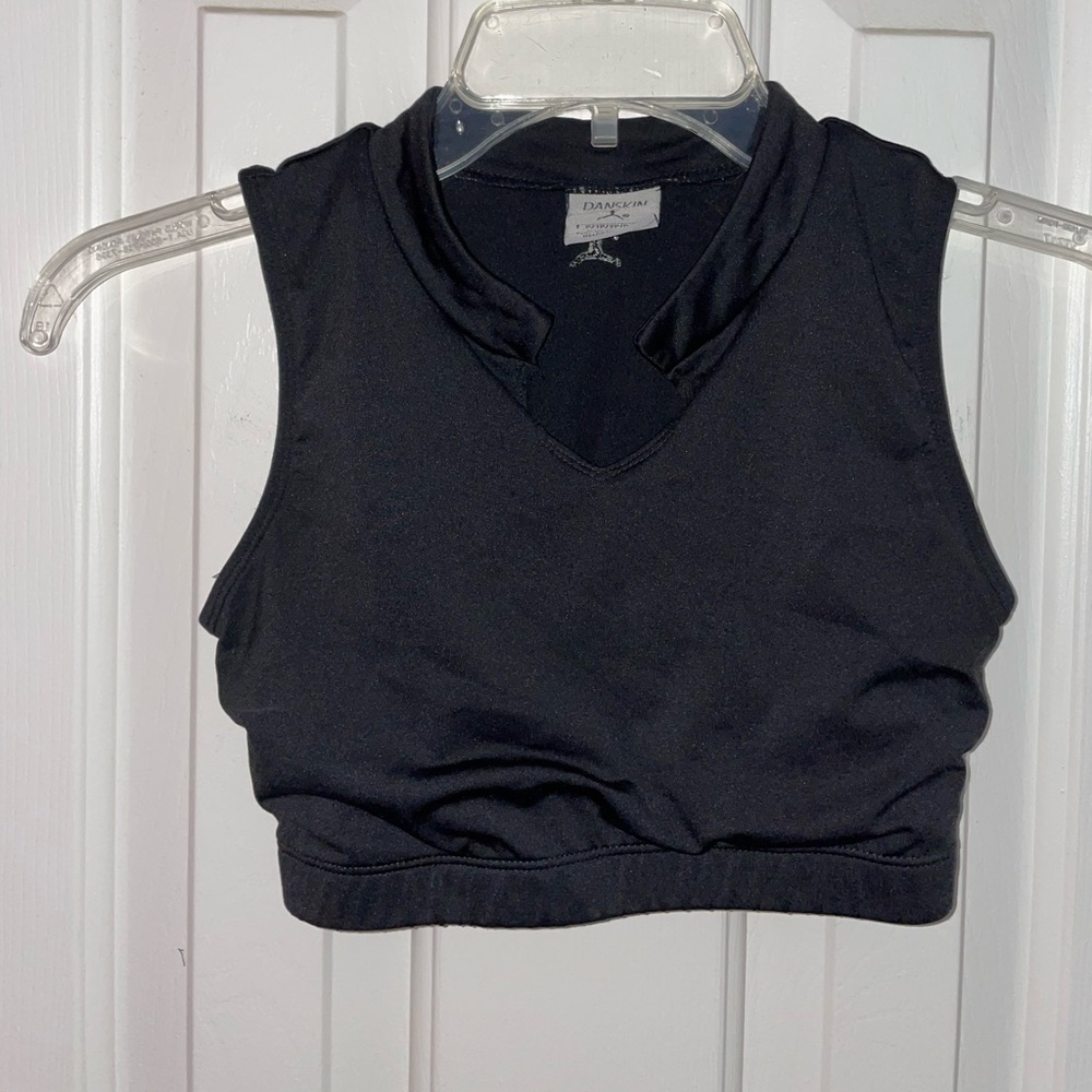 Danskin Black Half Top